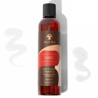As I Am Classic Curl Clarity Shampoo für lockiges Haar, braune Flasche, klarer Gel-Inhalt
