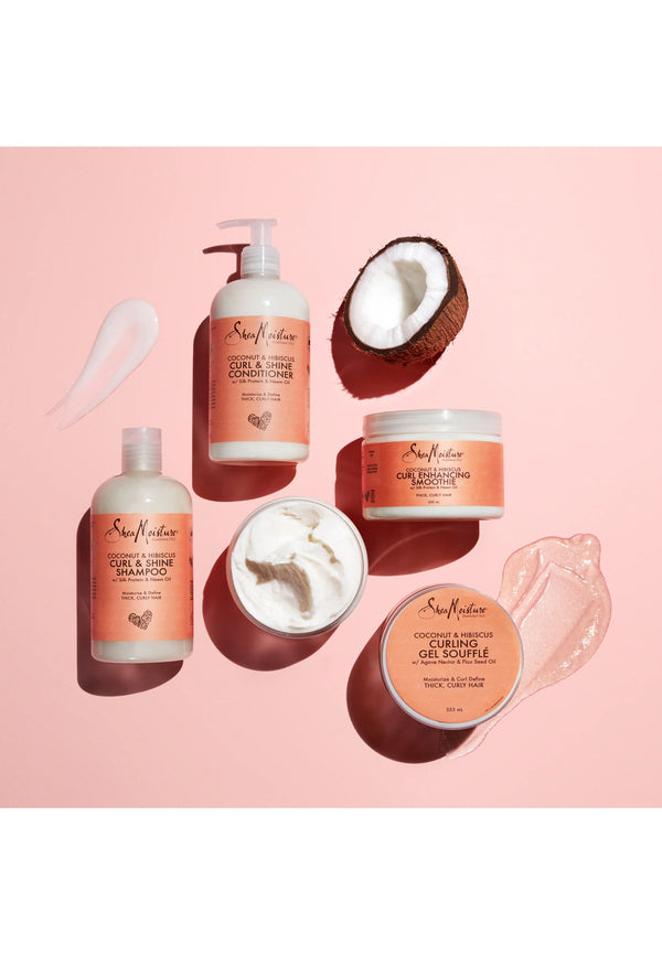 Shea Moisture Coconut & Hibiscus Curl & Shine Conditioner 384ml